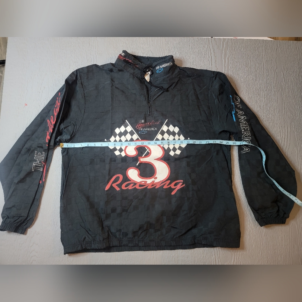 ♡ Vintage Chevy Racing #3 Windbreaker Jacket (B-24) P2P IS 25 INCHES
